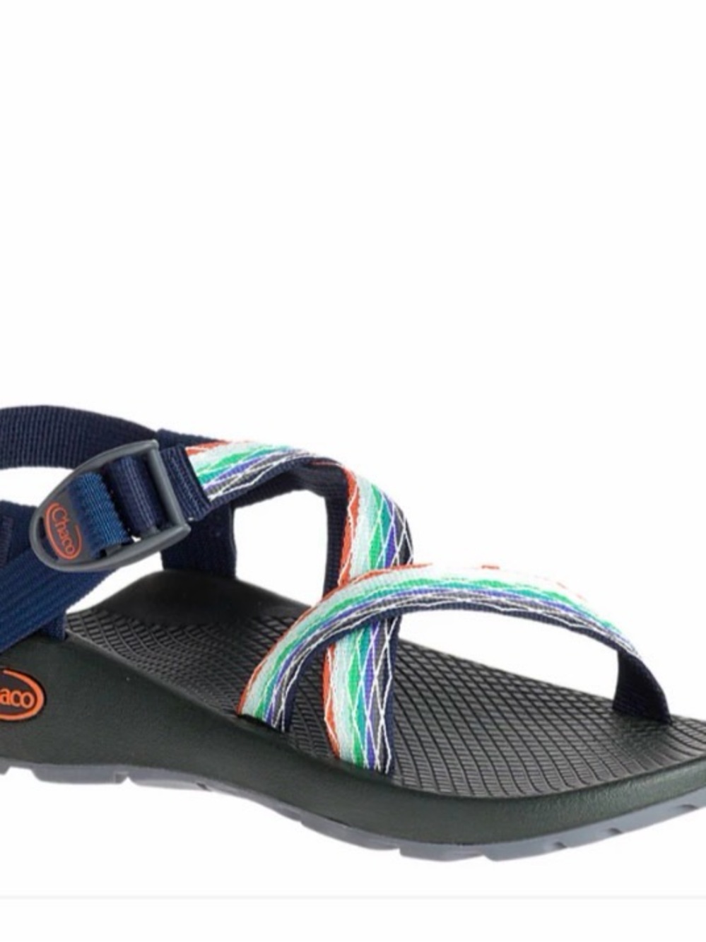 Chaco Sandal in Navy with Multicolor Woven Straps